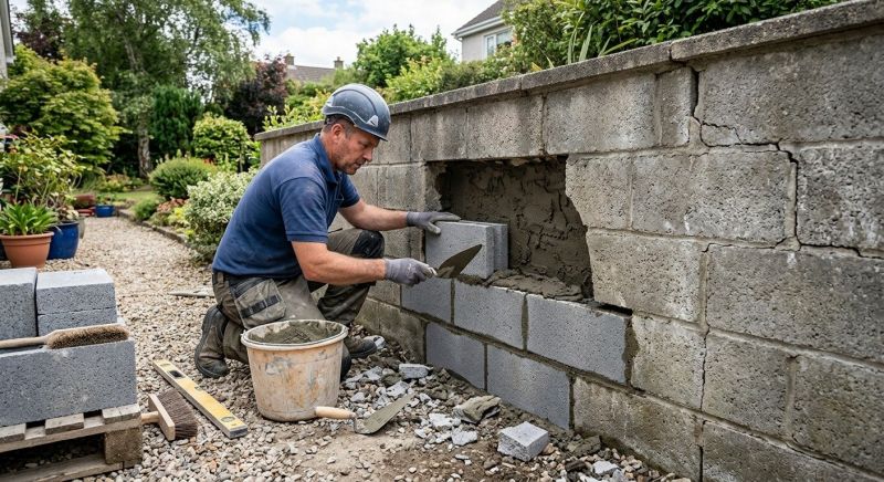 Block Wall Repair in Saddle Brook, NJ