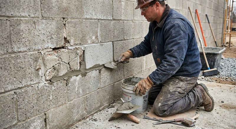 Block Wall Repair in South Hackensack, NJ