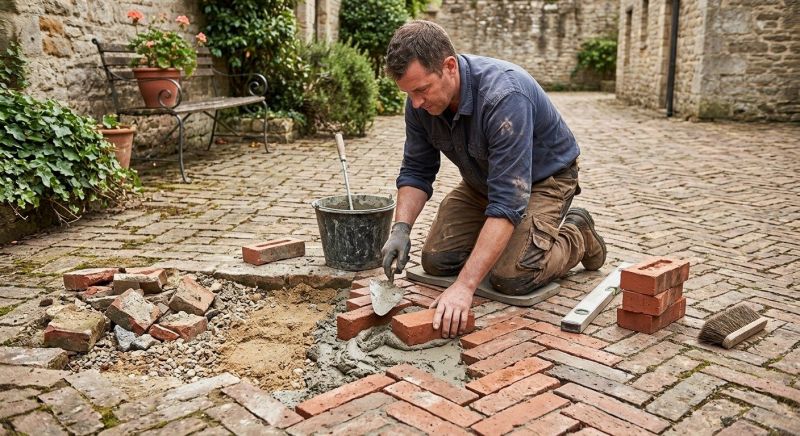 Brick Flatwork Repair in Short Hills, NJ