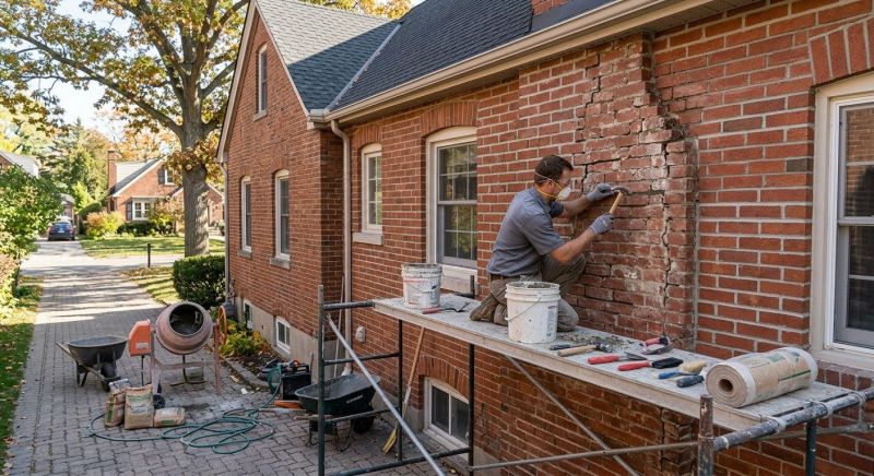 Brick Restoration in Spring Valley, NY