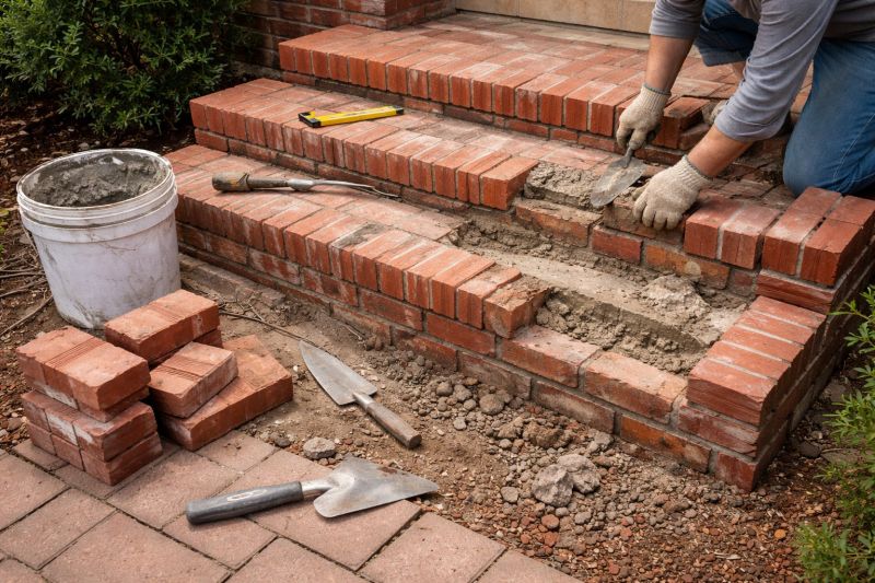 Brick Stairs Repair in Roselle, NJ