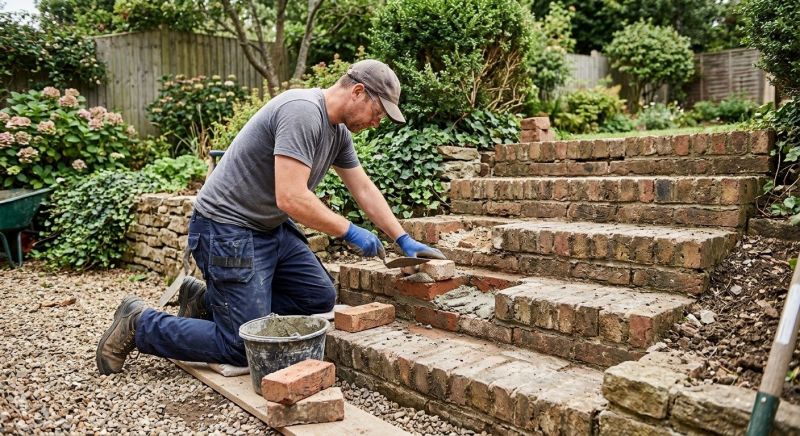 Brick Stairs Repair in Union, NJ