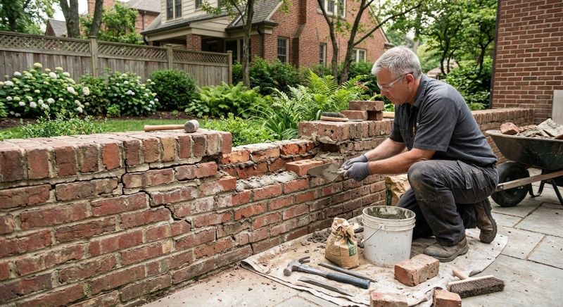 Brick Wall Repair in Nyack, NY