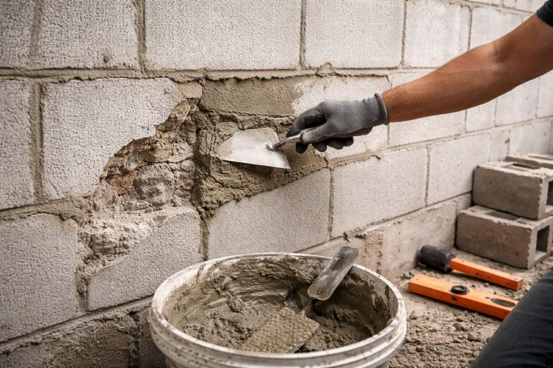 Cinder Block Wall Repair in Teaneck, NJ
