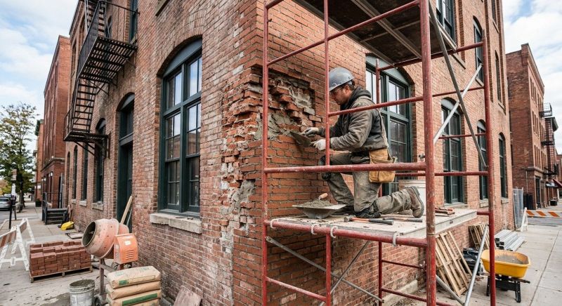 Commercial Brick Repair in Bergen County, NJ