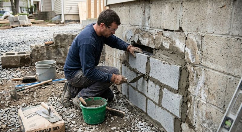 Concrete Block Repair in Cranford, NJ