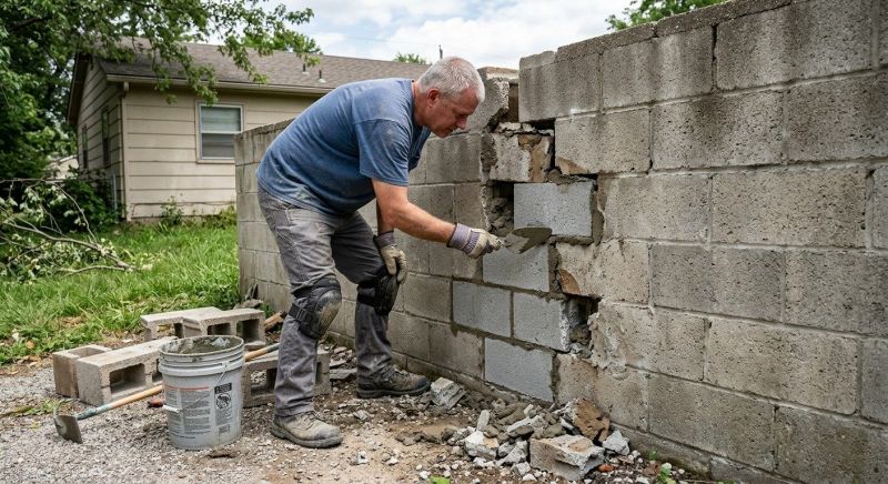 Concrete Block Repair in South Hackensack, NJ