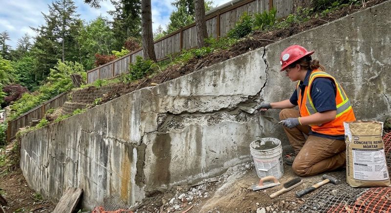 Retaining Wall Repair in Astoria, NY