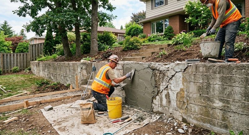 Retaining Wall Repair in Nanuet, NY