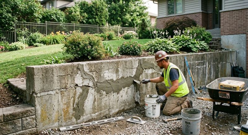 Retaining Wall Repair in Paramus, NJ