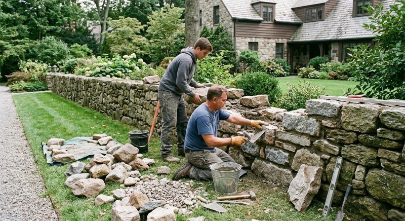 Retaining Wall Repair in Paramus, NJ