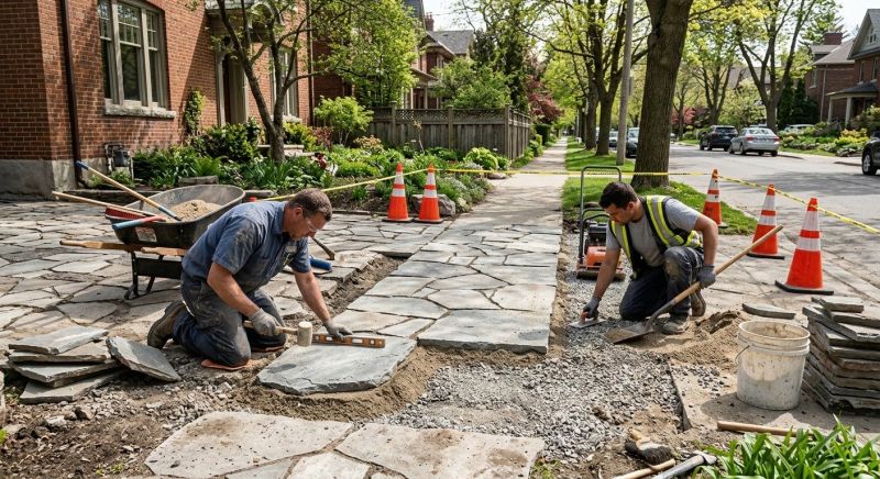 Stone Driveway Repair in Bergen County, NJ