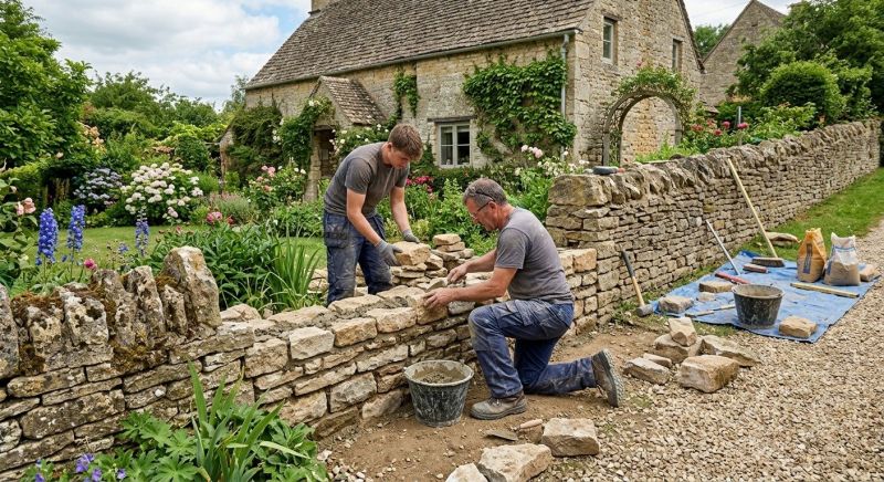 Stone Wall Repair in Montville, NJ