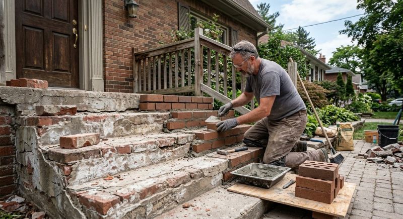 Stonework Repair in Roslyn, NY